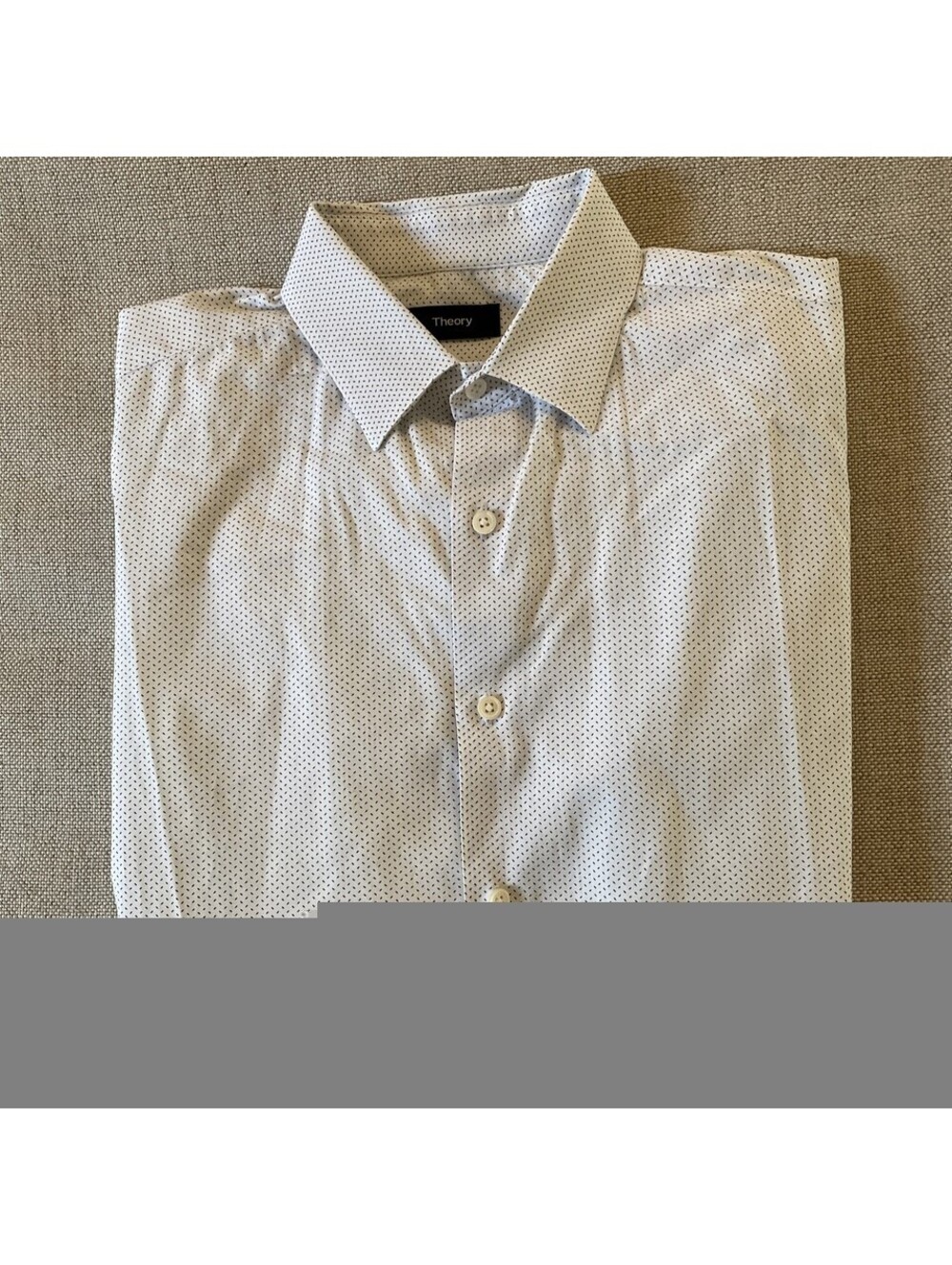 Theory Sylvain Piran Dot Shirt White L